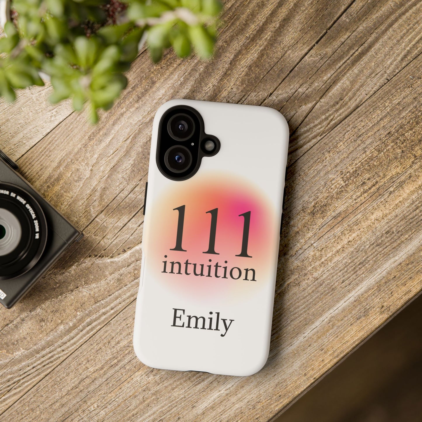Phone Case — Personalized "111 Intuition" Spiritual Numerology Design