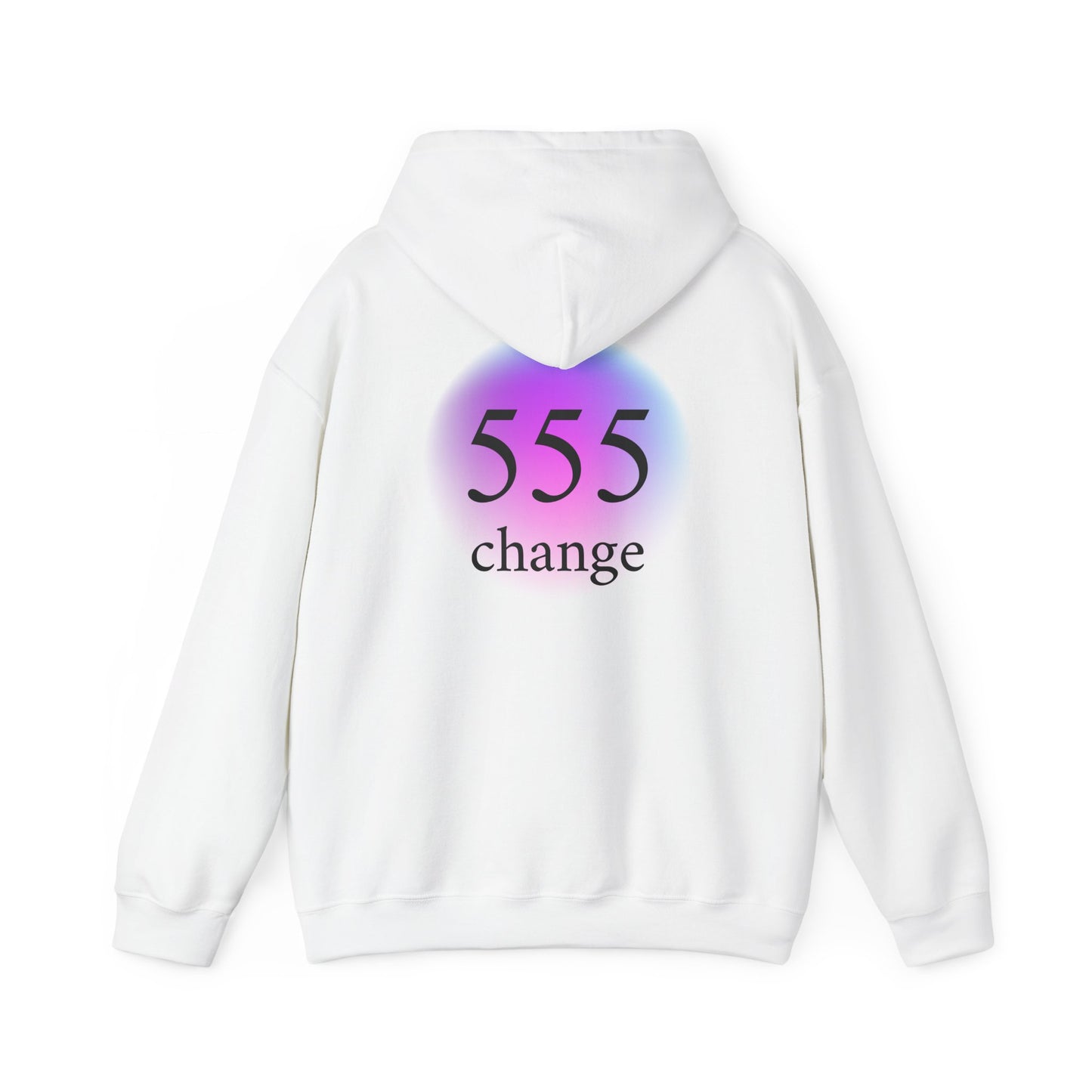 555 Change Hoodie — Spiritual Numerology Pullover