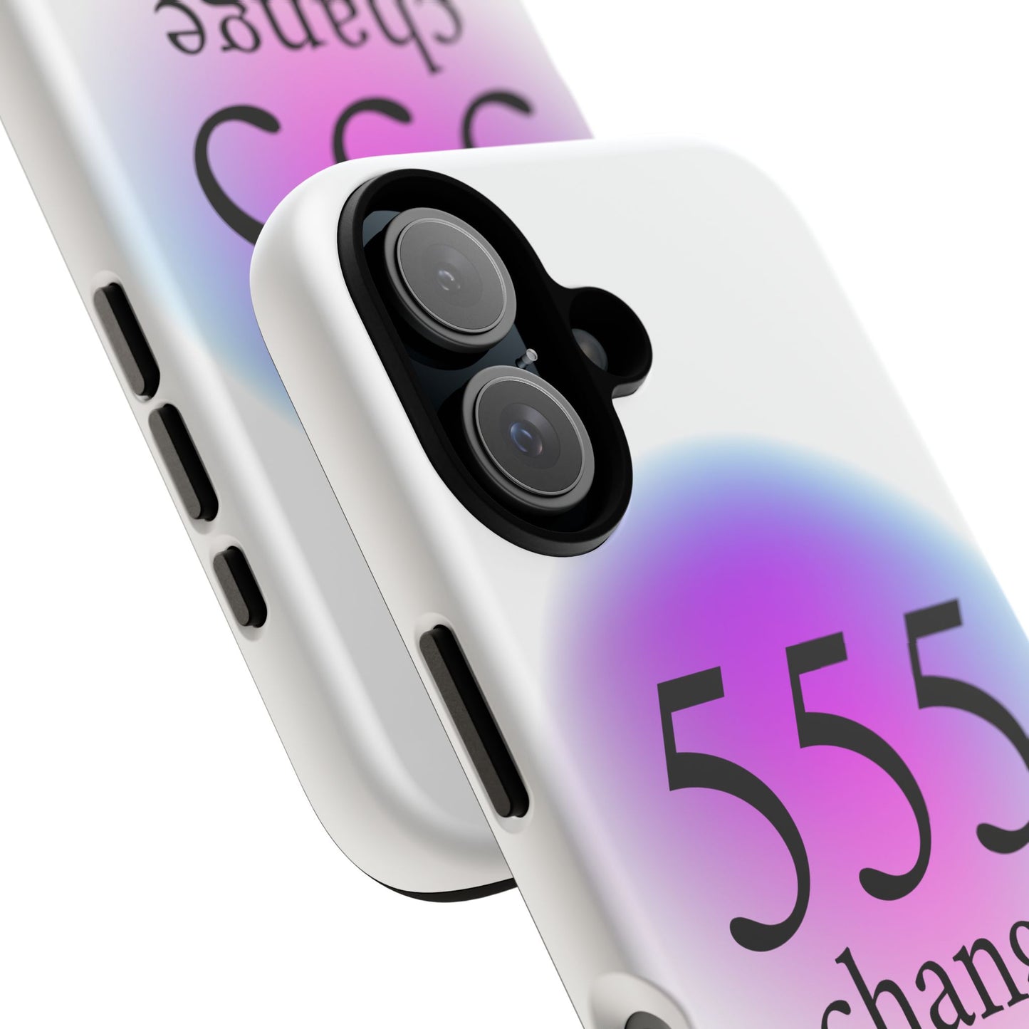 Phone Case — "555 Change" Personalized Spiritual Numerology Case (Custom Name)