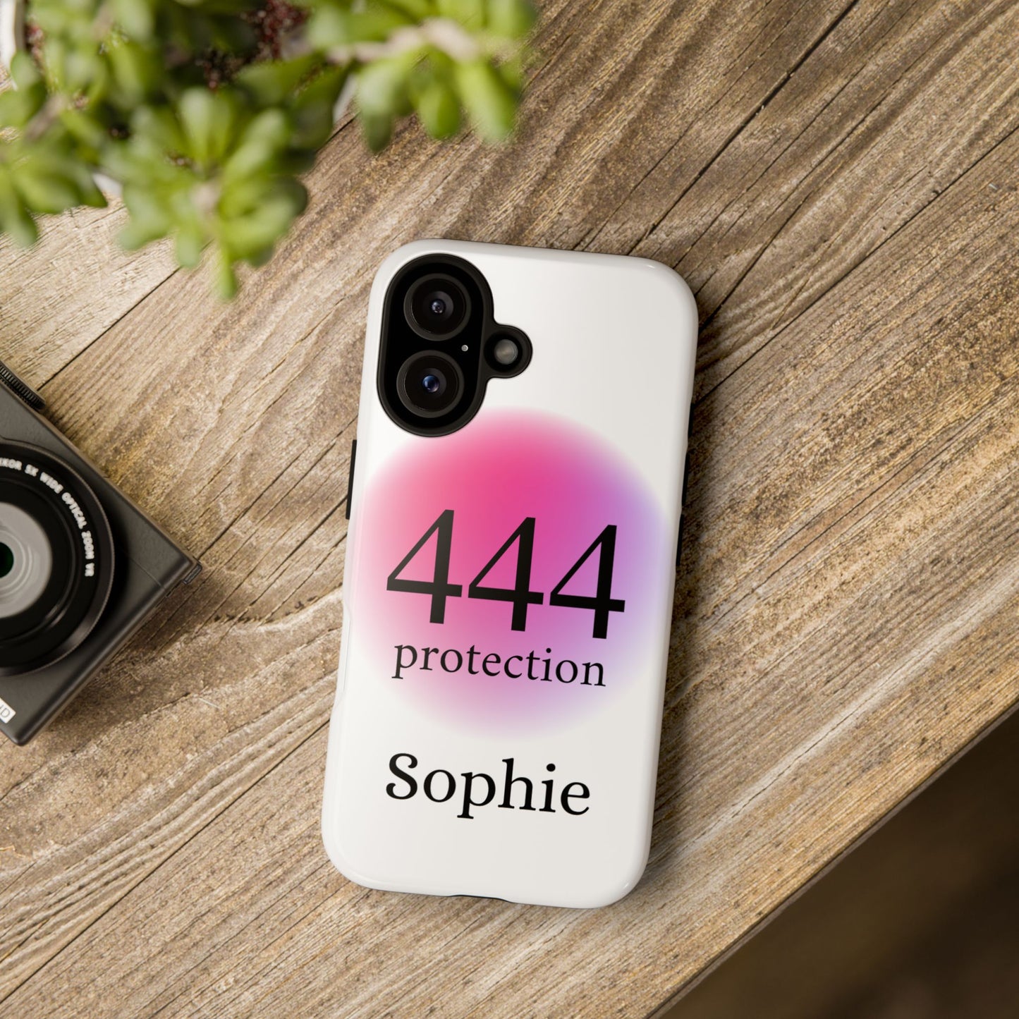 Phone Case — 444 Protection Personalized Name Spiritual Phone Cover (Customizable)