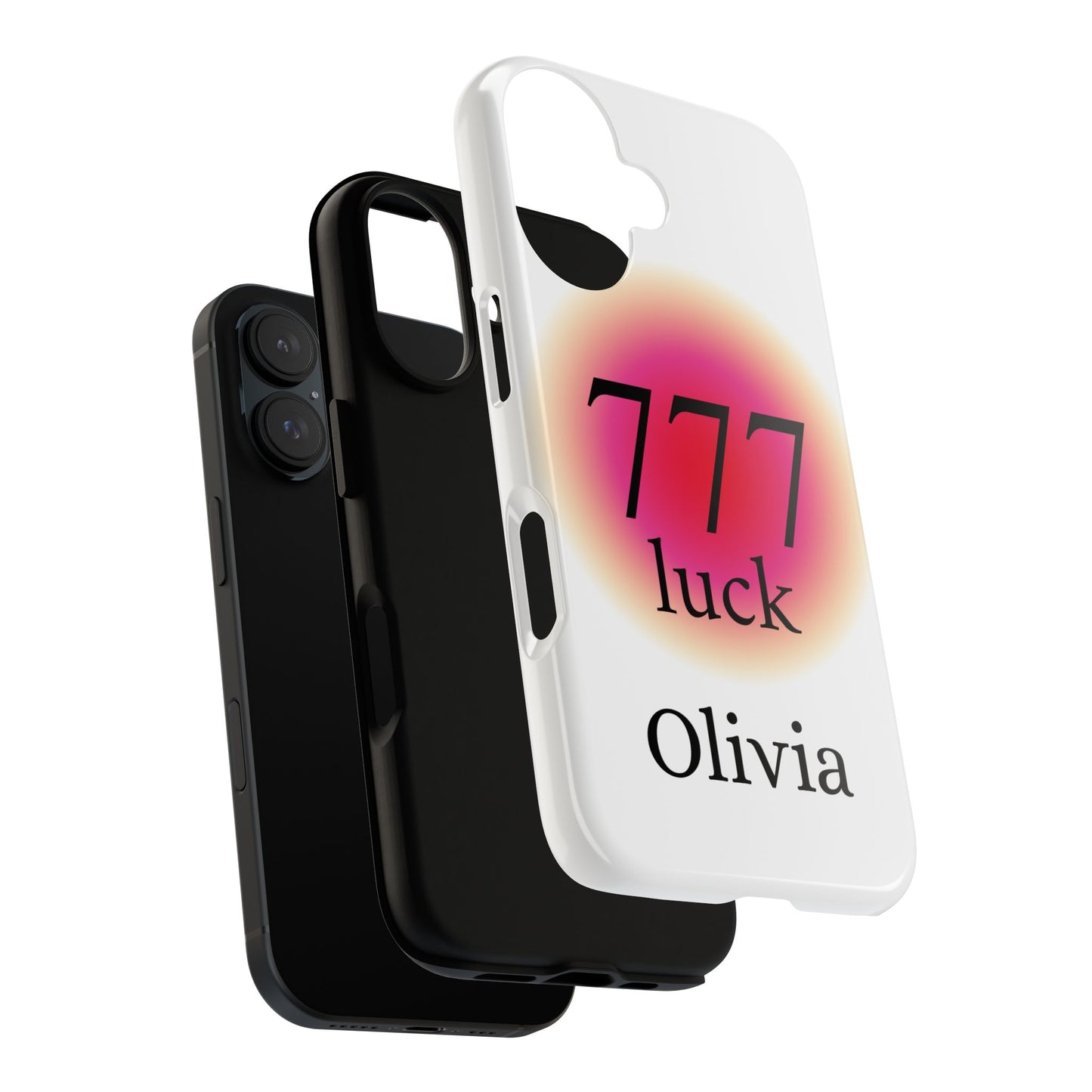 Phone Case — '777 Luck' Personalized Protective Case (Custom Name)