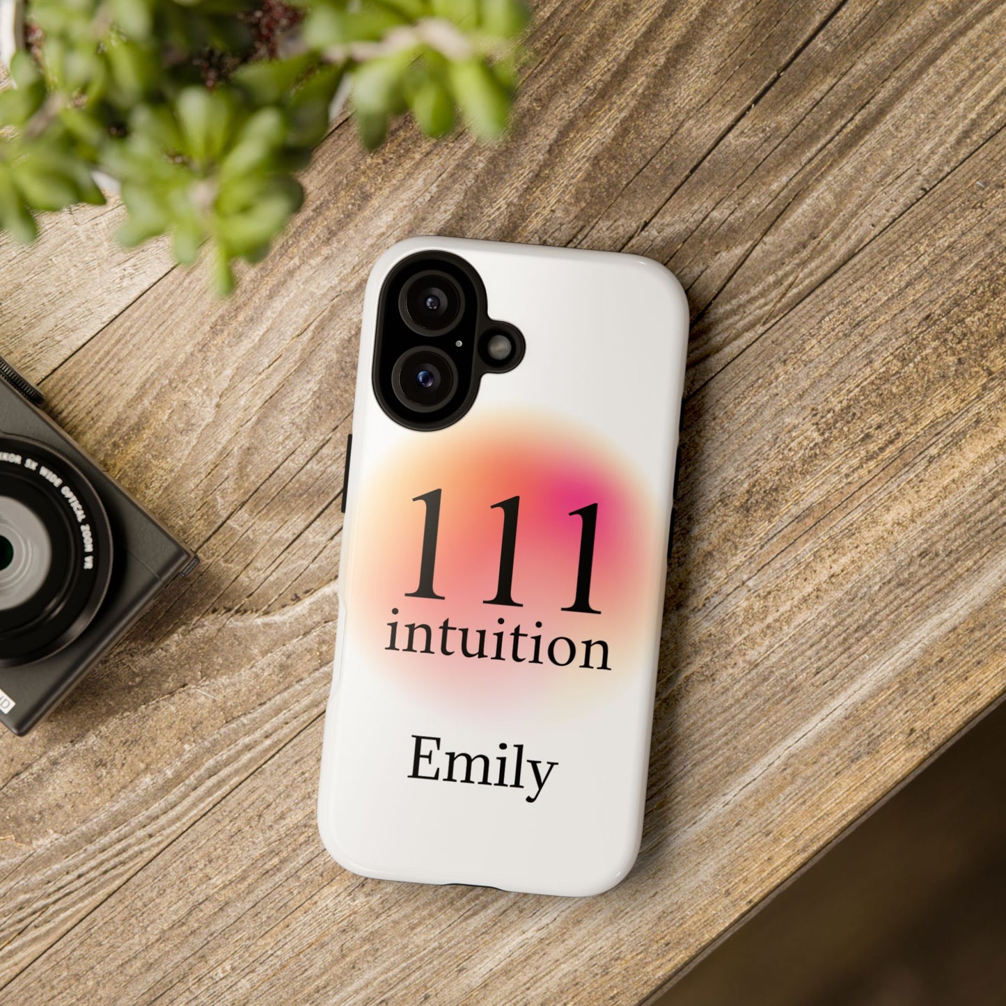 Phone Case — Personalized "111 Intuition" Spiritual Numerology Design