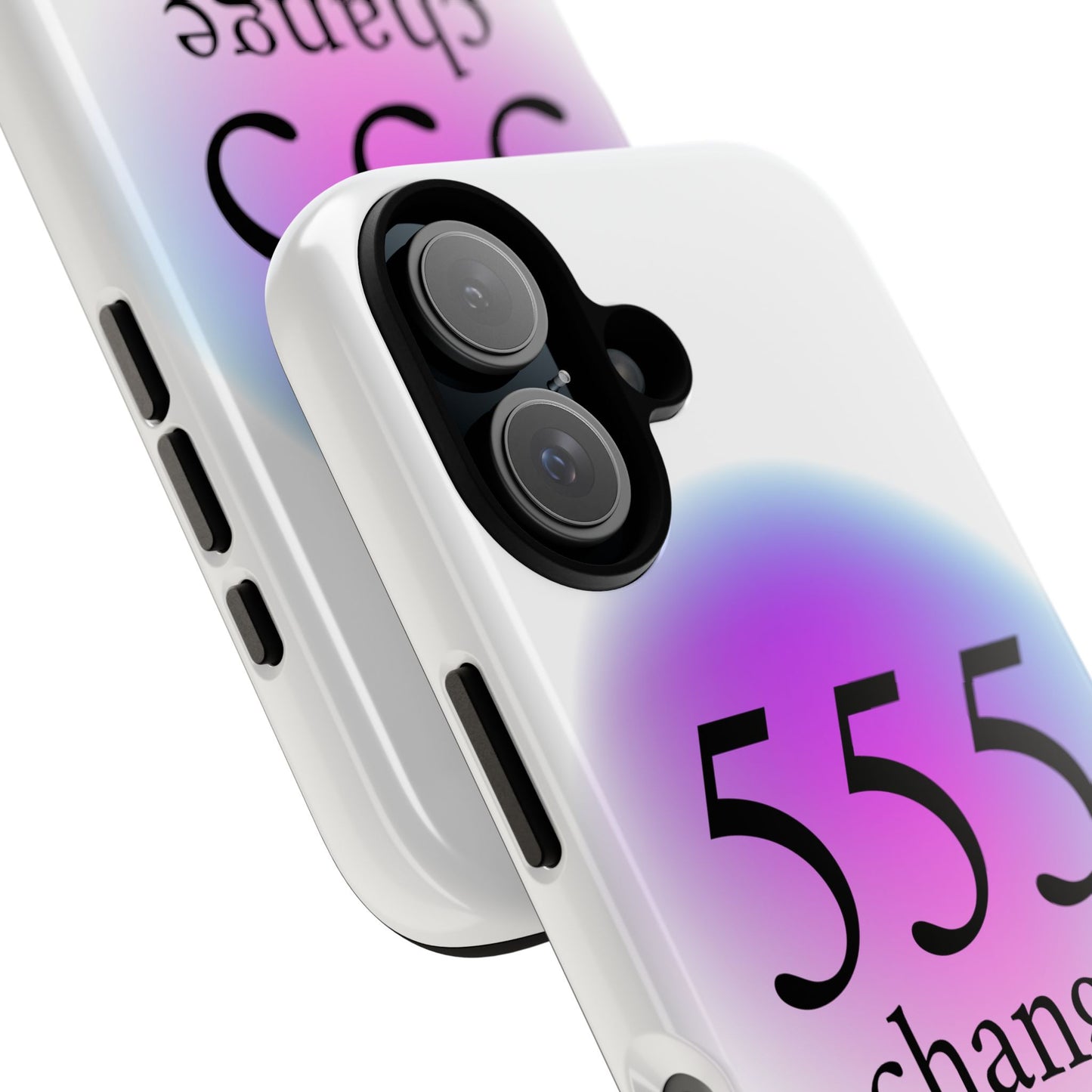Phone Case — "555 Change" Personalized Spiritual Numerology Case (Custom Name)