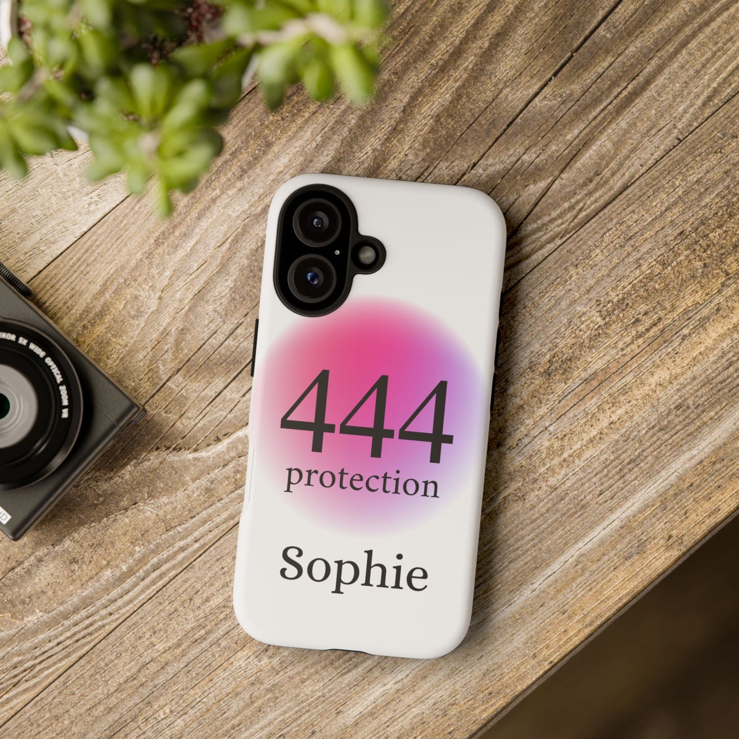 Phone Case — 444 Protection Personalized Name Spiritual Phone Cover (Customizable)