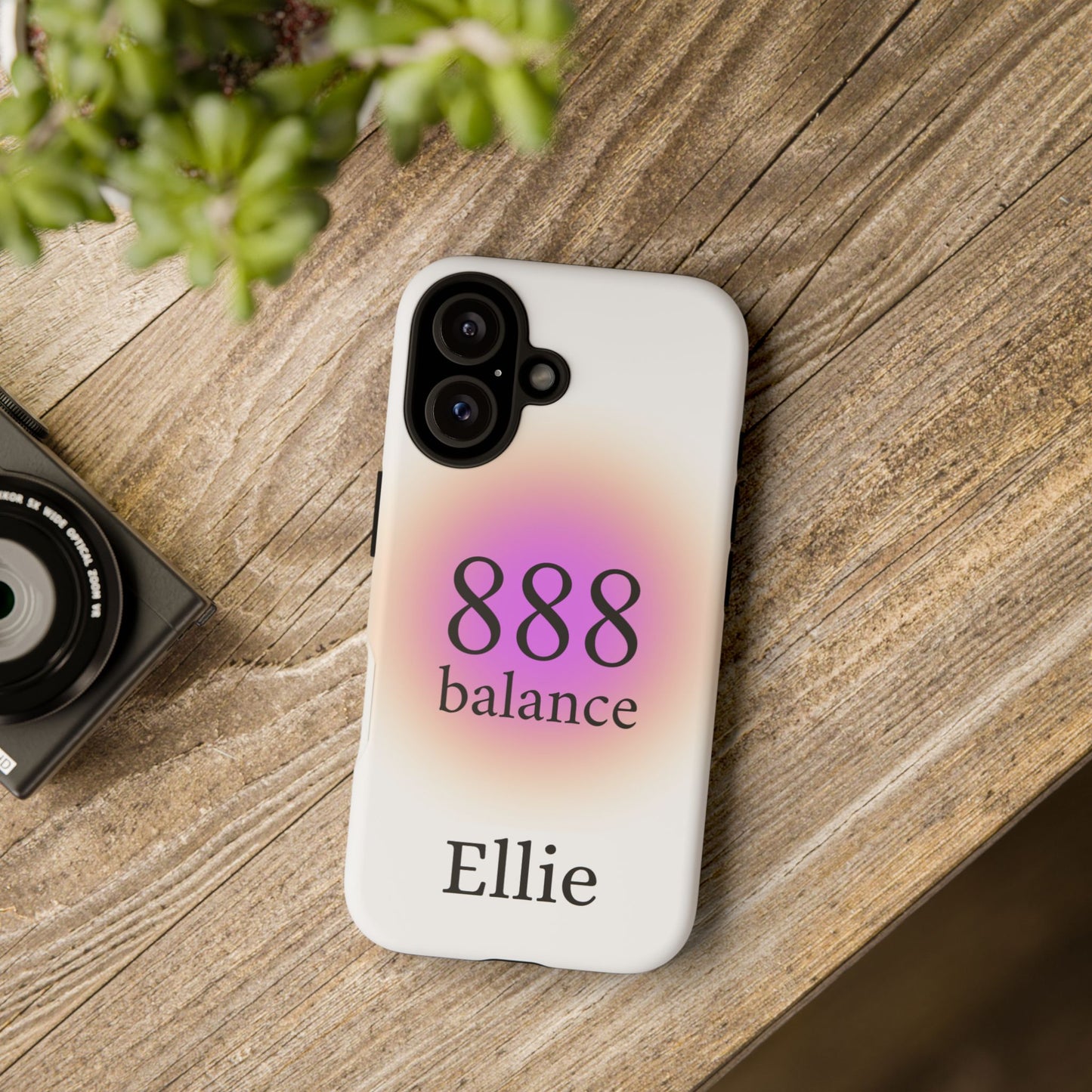 Phone Case — "888 Balance" Personalized Protective Tough Case