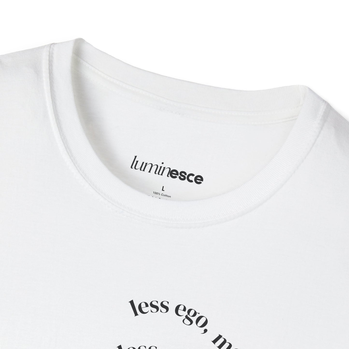 333 Support T‑Shirt — Spiritual Angel Number Tee (Back Gradient, Minimal Front)