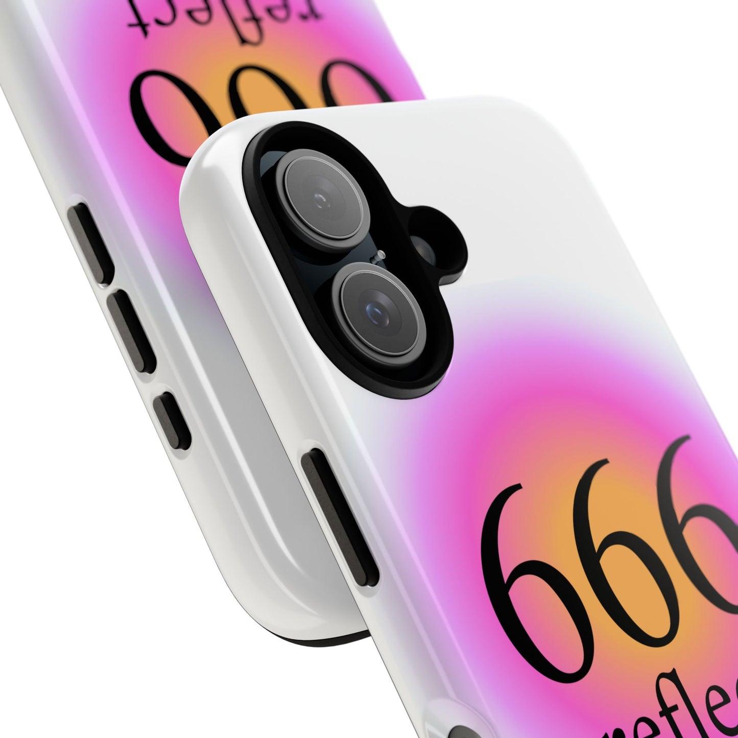 Phone Case — "666 reflect" Personalized Gradient Protective Case