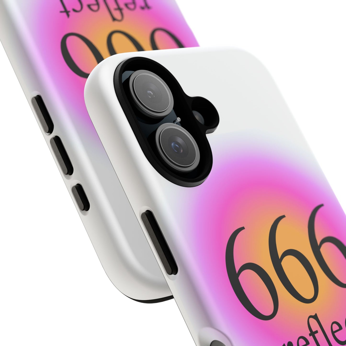 Phone Case — "666 reflect" Personalized Gradient Protective Case